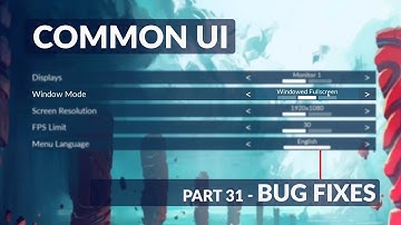 Display Options Full Screen Mode and Multiple Displays Bug Fixes - Unreal Common UI Menu System #31