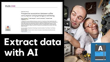 How to extract data from your papers (with AI, it