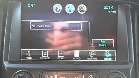 2015 Chevy Colorado Radio Explanation