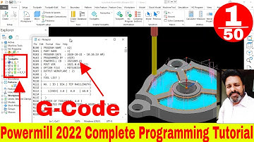Delcam Powermill 2022 3d programming  tutorial for beginners | Powermill 2022 programming