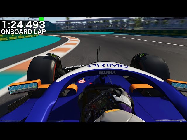 Assetto Corsa | VRC Formula Alpha 2023 (CSP) | Miami | ONBOARD (NEW LAP) class=