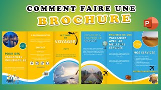 Comment faire une belle brochure sur PowerPoint et limprimer