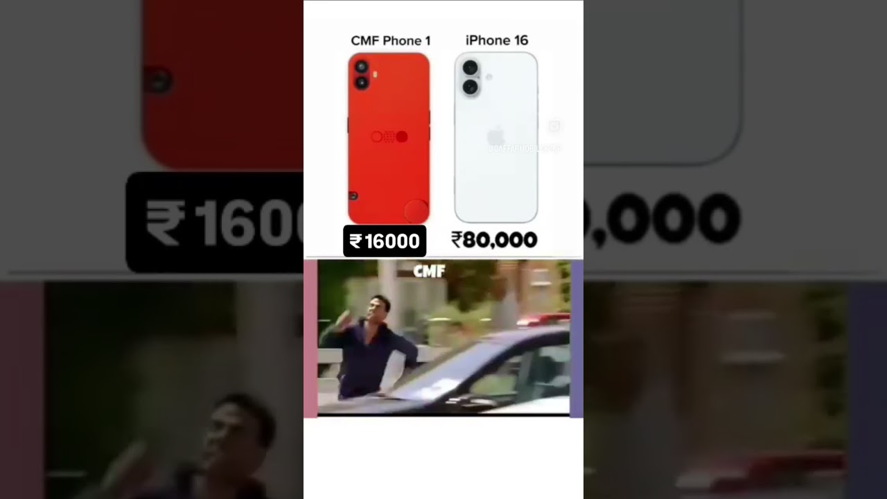 CMF NOTHING PHONE 1 VS APPLE 