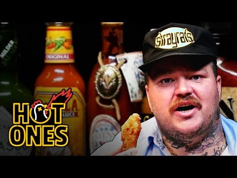 Matty Matheson Turns Into a Motivational Speaker Eating Spicy Wings | Hot Ones