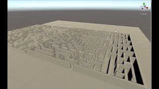 Easy maze generator using the unity terrain tool screenshot 5