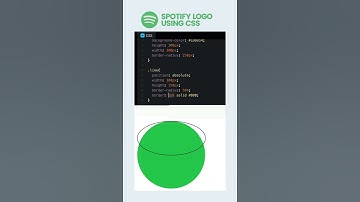 Spotify logo using css. #css #shorts #html #spotify #logodesign