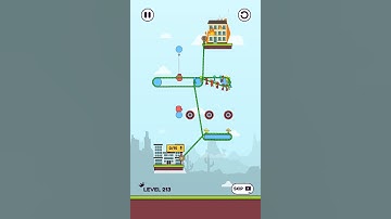 Rope puzzle Level213 #gaming #viralshorts #shorts #viral #trending #new #ropepuzzle #gameplay #games