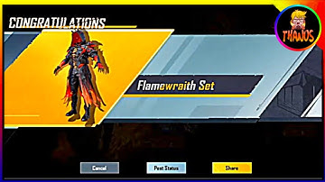 Flame Devil Crate Opening | flamewraith set crate opening | New Lucky Spin Flame Devil Crate Opening