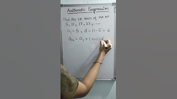 Find the nth term of the A.P.  5,11,17,23,...