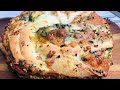 Twisted Cheese Spinach Bread-Baking Recipes-Spinach Loaf Recipe