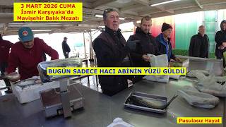 3 Ni̇san 2026 Cuma. Mavi̇şehi̇r Mezatinda Yi̇ne Balik Çok Azdi Ve Sadece 5 Daki̇ka Sürdü.