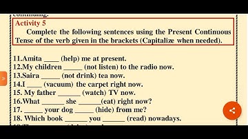 15-01-2022 | Class -7th | Chapter-7 | The Princess who Never Smiled | Activity -5 (11-20)