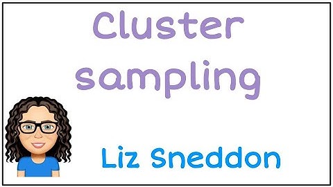 cluster sampling
