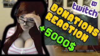 TWITCH DONATIONS REACTION TOP5