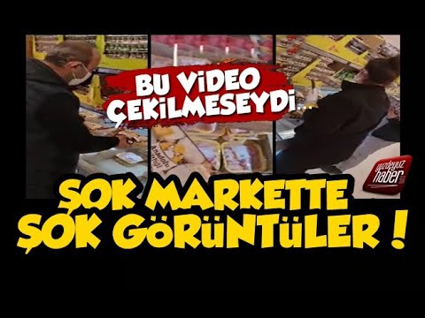 ŞOK MARKET'TE ŞOK GÖRÜNTÜLER!