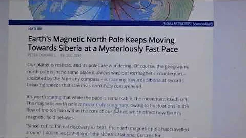 Earth's Magnetic North Pole Keeps Moving Towards Siberia at a Mysteriously Fast Pace