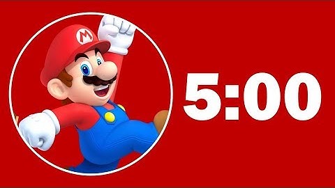 5 Minute Radial Timer - MARIO EDITION