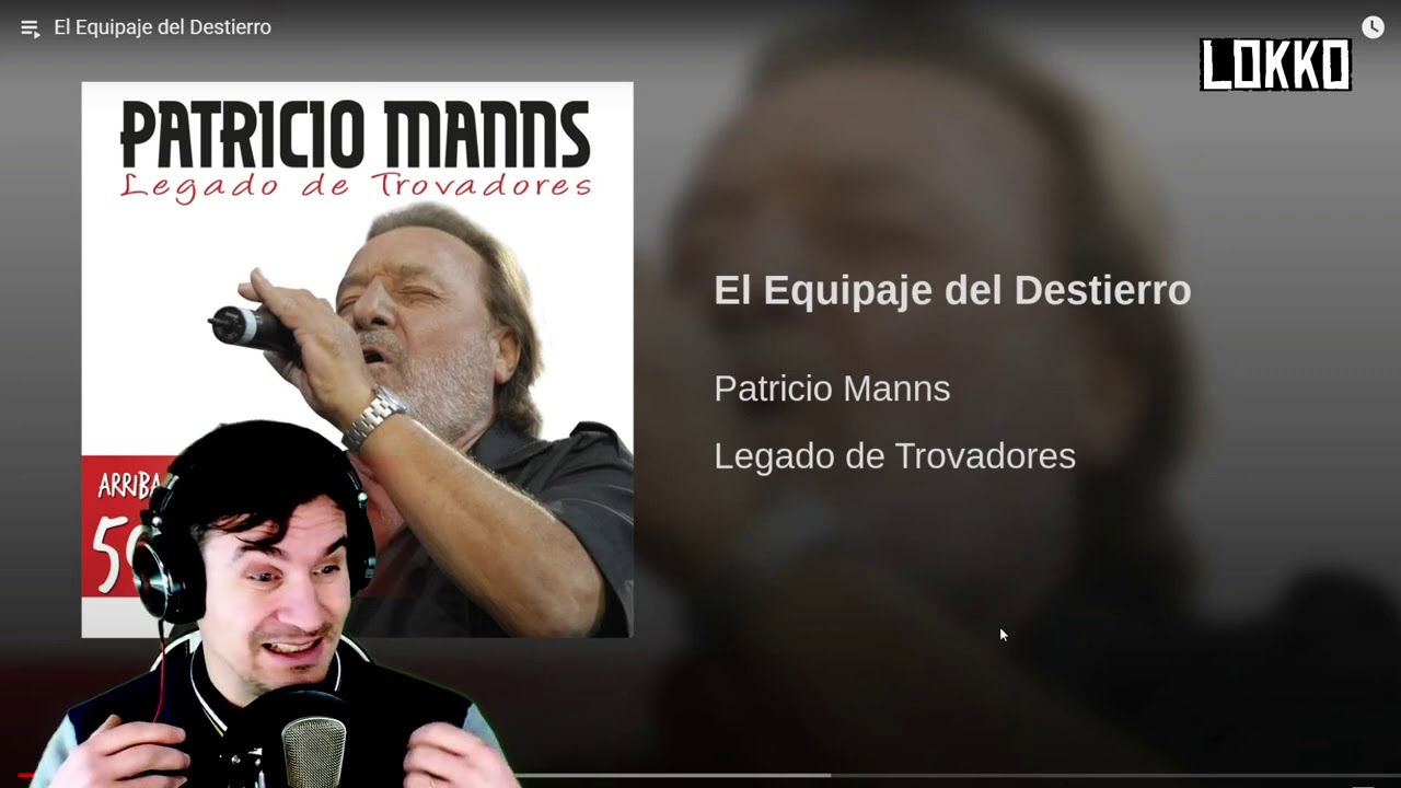Increíble Arriesgado Fértil Lokko: Reacción a Patricio Manns - El Equipaje del Destierro - YouTube