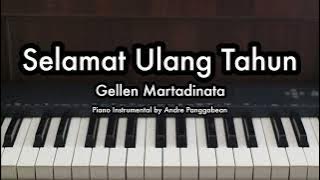 Selamat Ulang Tahun - Gellen Martadinata | Piano Karaoke by Andre Panggabean
