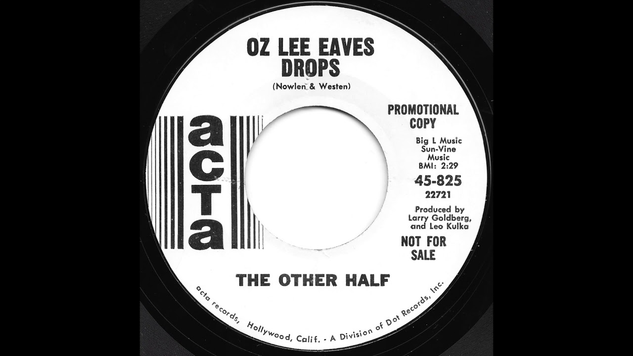 Watch The Other Half - Oz Lee Eaves Drop on YouTube Watch The Other Half - Oz Lee Eaves Drop on YouTube
