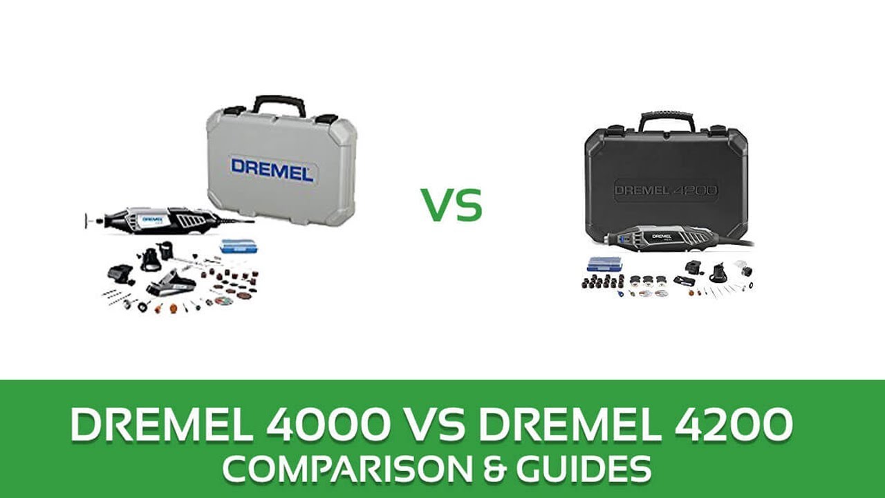 Dremel 4000 vs 4200 Tool Kit Comparison and Review -