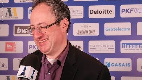 Round 10 Gibraltar Chess post-game interview with Boris Gelfand
