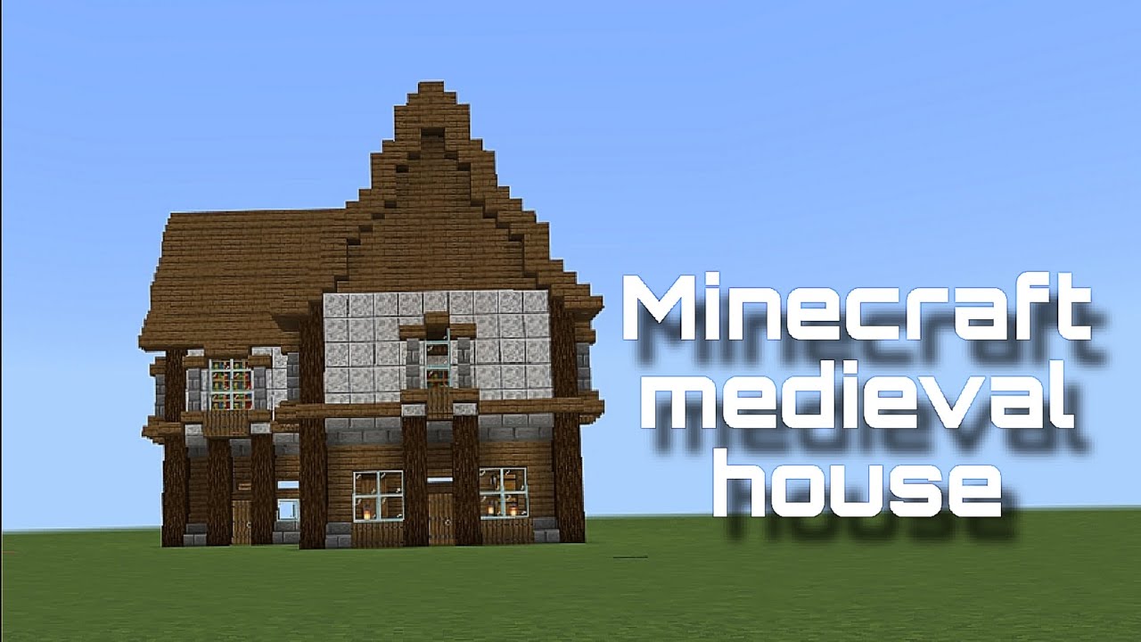 Minecraft medieval house | Timelapse MCPE - YouTube