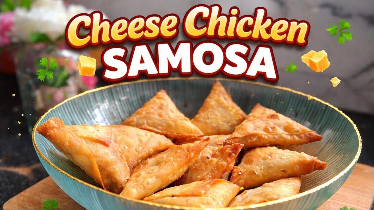 Ramadan special |Cheese Chicken samosa recipe 