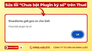 Sửa lỗi "Chưa bật Plugin ký số" lấy lại mật khẩu trên Thuế Điện Tử