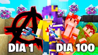 Sobrevivi 100 Dias Em Um Servidor Anárquico De Minecraft