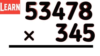 Multiplication of 5 digit number with 3 digit number | learn multiplication step by step in 2023