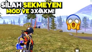 SİLAH SEKMEYEN MODA TEKRAR GİRDİM 3X AKM OYNADIM PUBG MOBILE