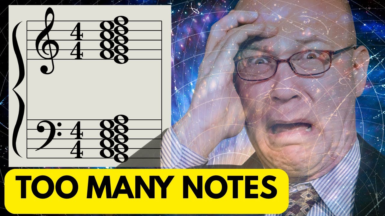 Практика чтения с листа: Большой нотный стан