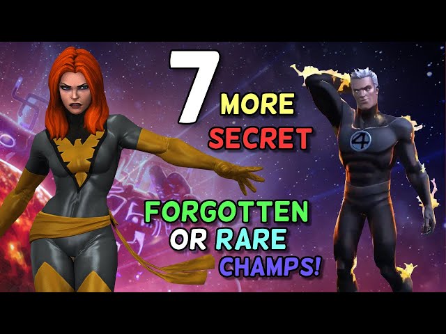 7 More Rare/Forgotten or Secret Champs | Marvel Contest of Champions -  YouTube
