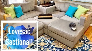 Lovesac Sactional  Modular Couch