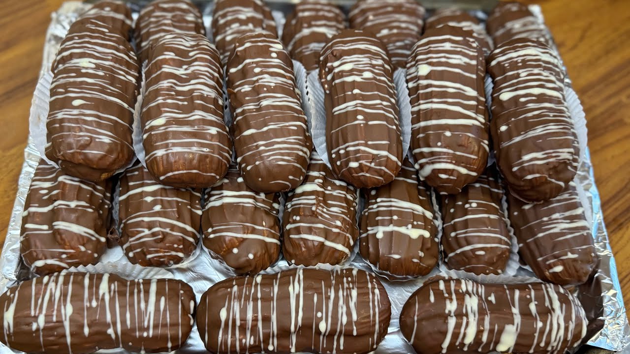 Cele mai bune eclere cu vanilie/Reteta simpla/Eclere pline de crema