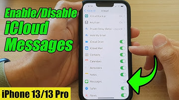 iPhone 13/13 Pro: How to Enable/Disable iCloud Messages