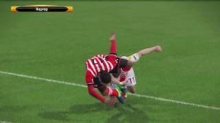 Pes 2017 Lewandowski Suffers Leg Ddt