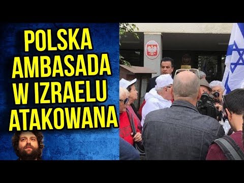 SKANDAL Polska Ambasada w Izraelu Atakowana. Demonstranci Wtargnęli na Teren.