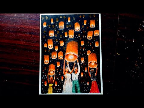 Painting The Lantern Festival - Hung Art - Youtube