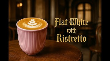 ☕ POV: Flat White with Ristretto – Experience Coffee from the First-Person View