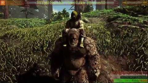 Ark Survival Evolved: The NoobLander Gigantopithecus Tame  [PS4 1080p 60fps]