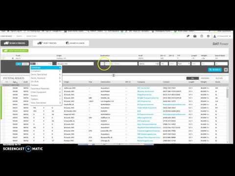 How to book good freight loads on DAT Power and see truck to load ratios