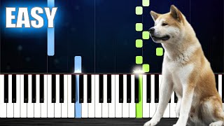 Goodbye - Hachiko - EASY Piano Tutorial