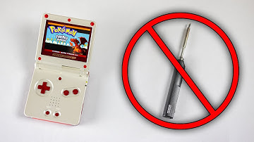 The EASIEST SP Mod! (No Soldering) | Drop-In GBA SP Tutorial