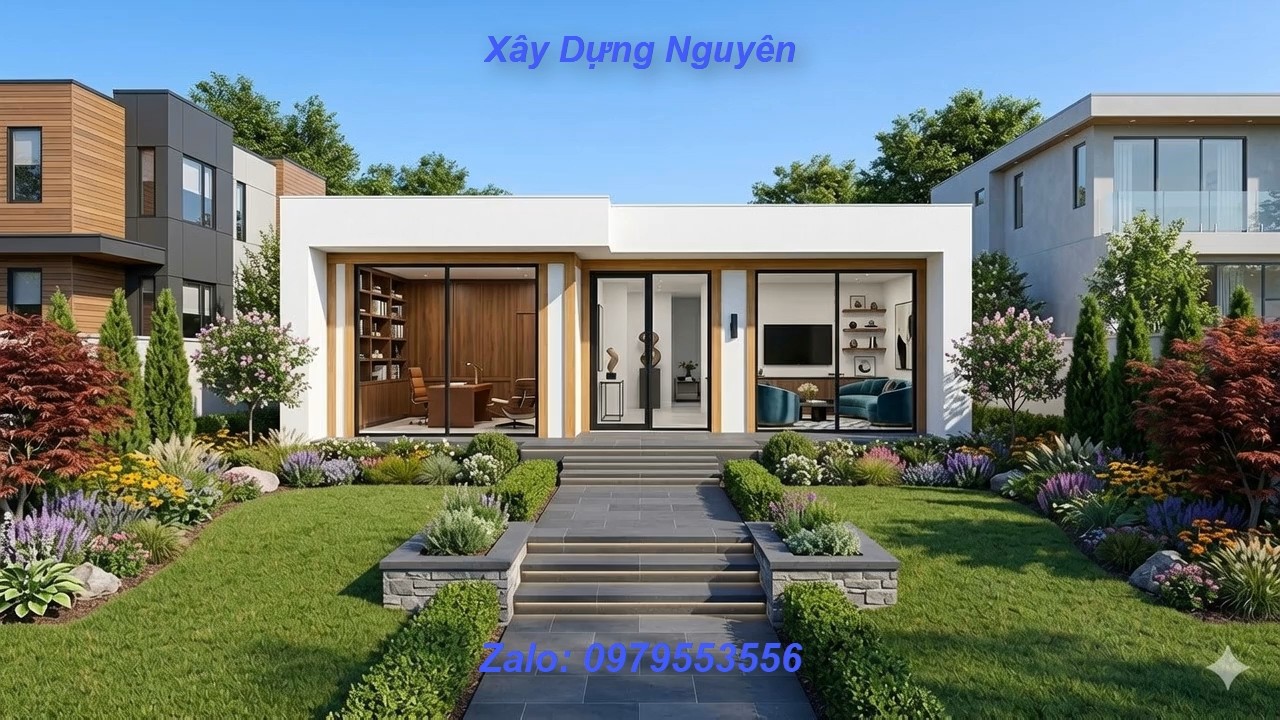 Mẫu Nhà Cấp 4 Sân Vườn Diện Tích 10x11m Thiết Kế 3 Phòng Ngủ #cap4