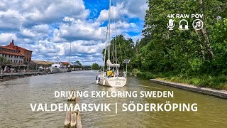 4K Slow TV Sweden Drive & Walk | Valdemarsvik to Söderköping RAW POV (No Talking) screenshot 5