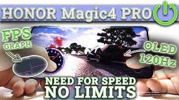 HONOR Magic4 Pro - NFS No Limits | Gaming TEST + FPS GRAPH ⭐| OLED 120Hz | $1000 Phone vs GAMES!