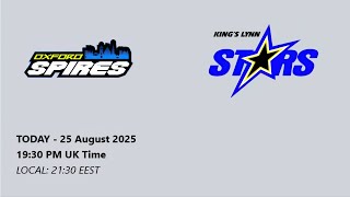 ROWE Motor Oil Premiership R2 2025 : Oxford Spires v King’s Lynn Stars , 25.08.2025