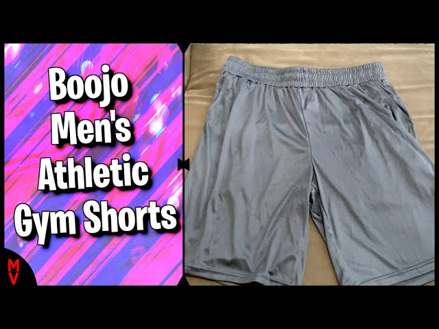Boojo Men's Athletic Gym Shorts || MumblesVideos Product Review
